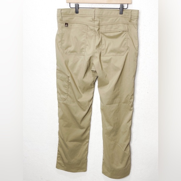 Prana Stretch Zion Outdoor Hiking Pant Sandbar Size 35X32 Gorpcore Cargo Pocket - Picture 4 of 16